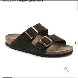 Birkenstock Arizona Suede Leather Sandals
